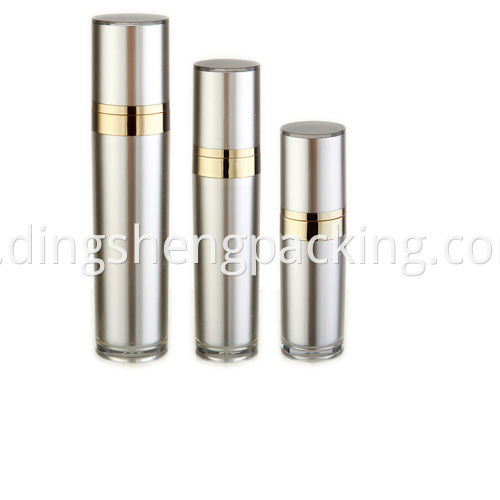 Aluminum Cosmetic Lotion Airless Pump Bottle And Jar